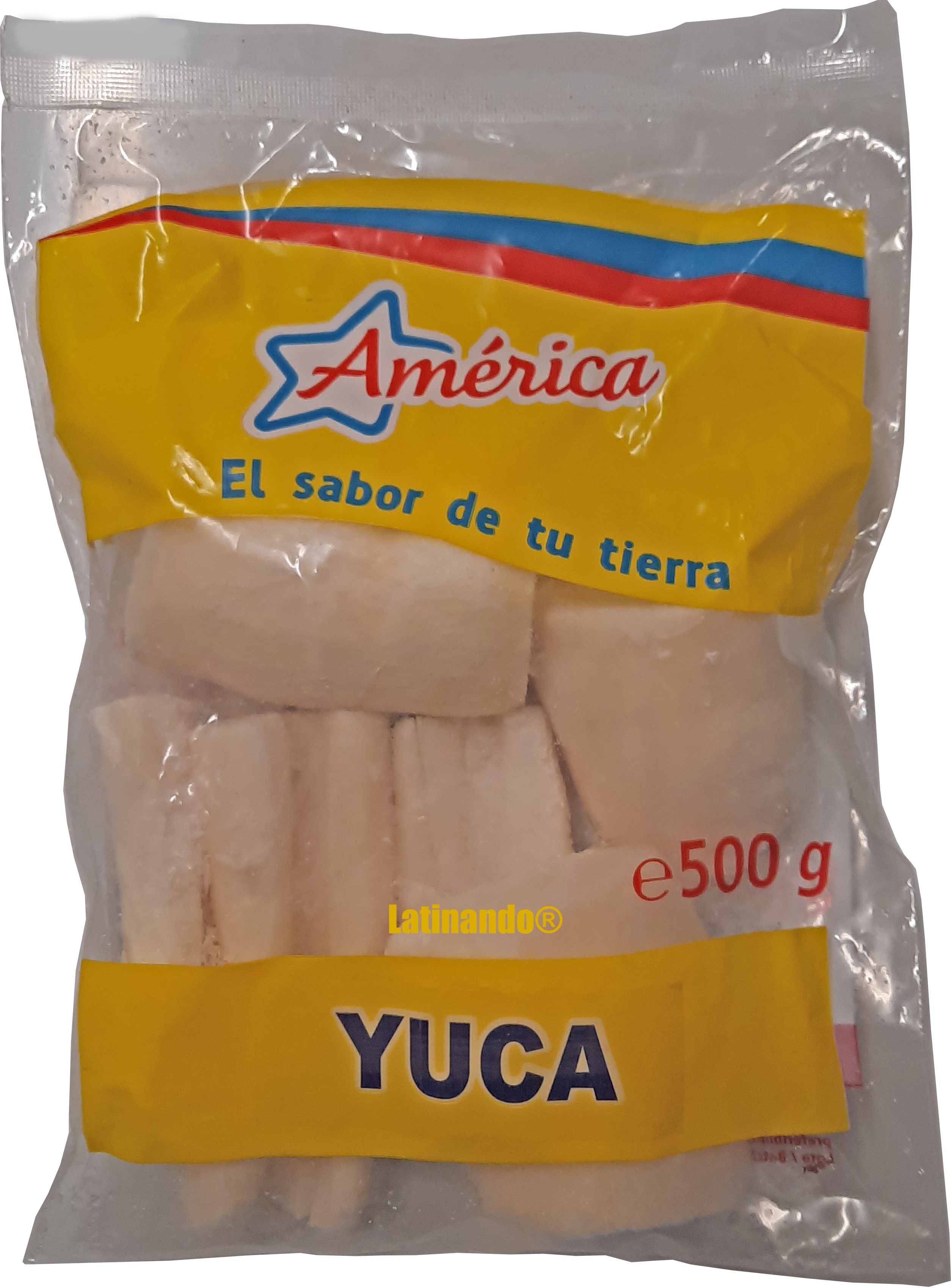 Yuca - Maniok - Cassava - Mandioca - AMERICA - 500g