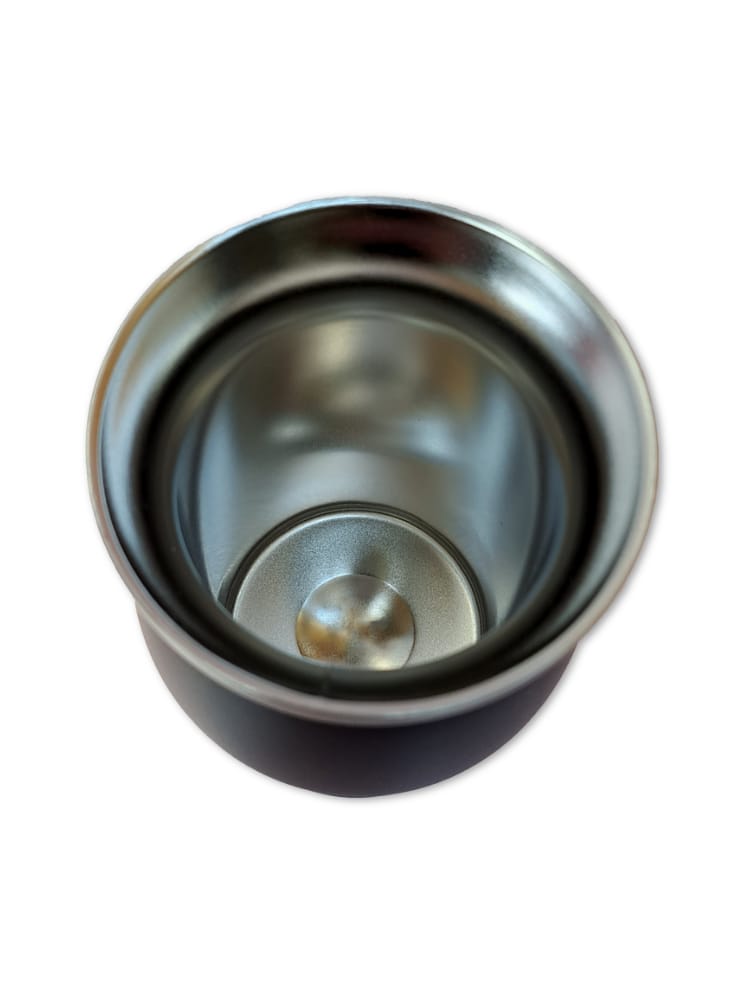 Mate Becher aus Edelstahl - Schwarz