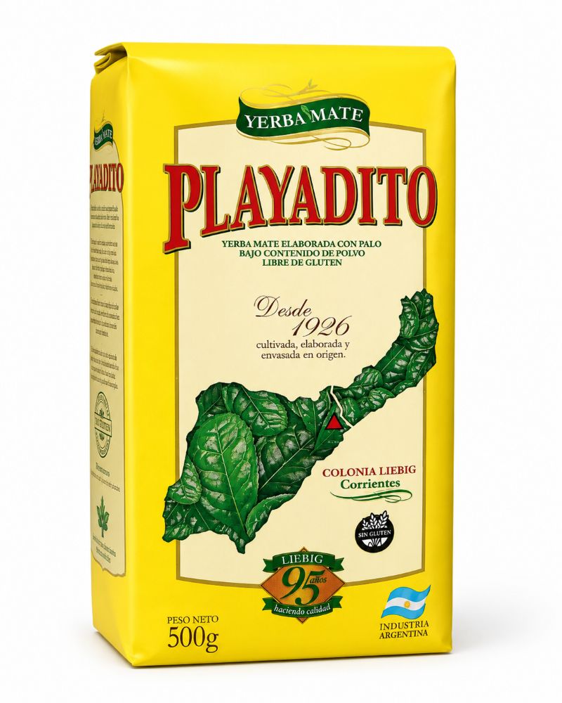 PLAYADITO - Mate Tee mit Stängel aus Argentinien - 500g