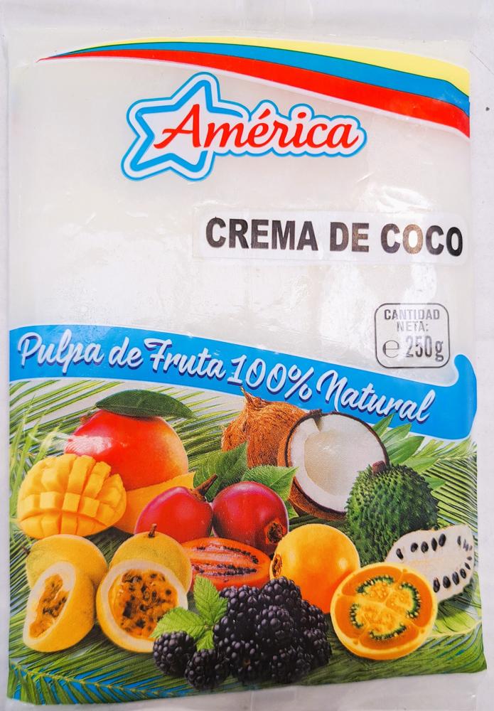 Pulpa de Coco - Kokosnusspulpe AMERICA - 250g