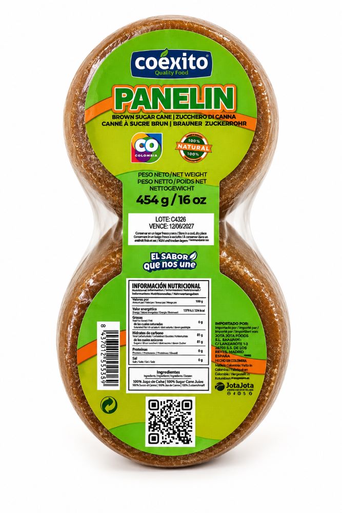 Panela dividida -  Rohrzucker -  4 Blöcke  454g