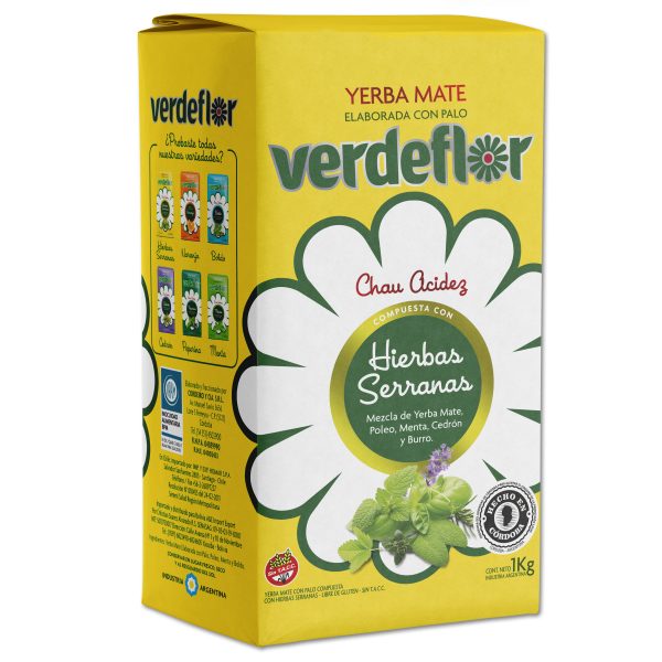 Verdeflor Hierbas Serranas - Mate Tee mit Gebirgskräuter 1Kg