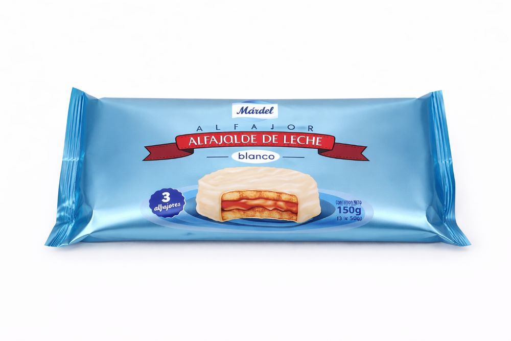 Alfajores MARDEL Blanco x 3