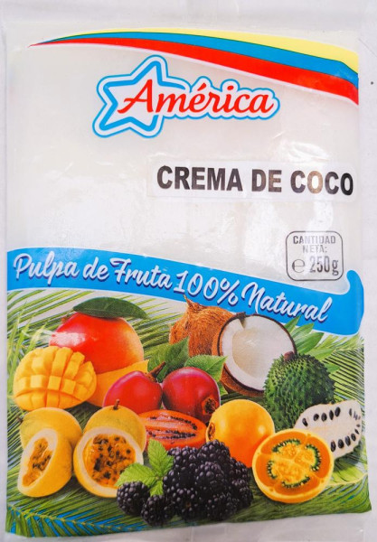 Pulpa de Coco America 250g – Pulpa natural de coco desde Ecuador