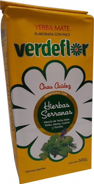 Verdeflor Hierbas Serranas - Mate Tee mit Gebirgskräuter