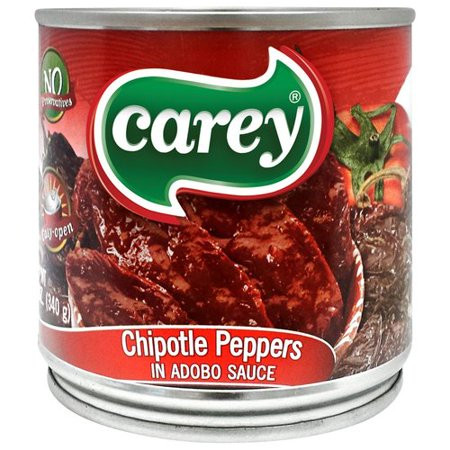 Chipotles Adobado - Eingelegte Chipotle-Chilis - CAREY - 380g