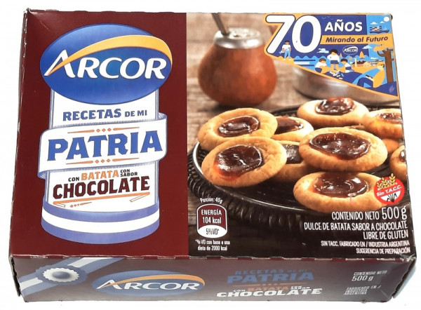 Dulce de Batata con Chocolate - ARCOR - Süßkartoffeldessert 500g