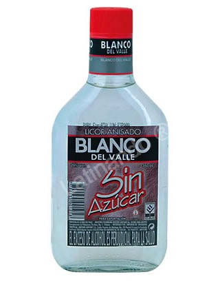 Aguardiente Blanco del Valle ohne Zucker - 350ml