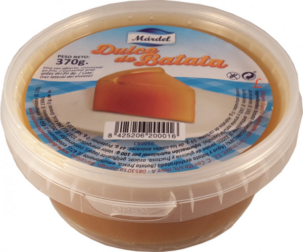 Dulce de Batata - Suesskartoffeldessert - MARDEL - 370g