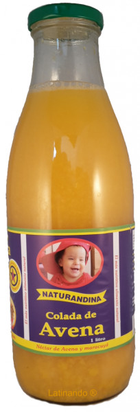 Colada de Avena con Maracuya | Hafergetränk | Naturandina | 1 Liter