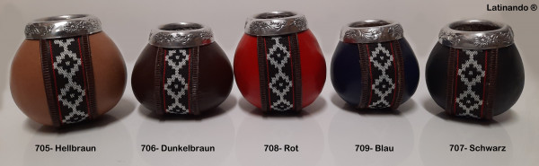 Kalebasse für Mate Tee