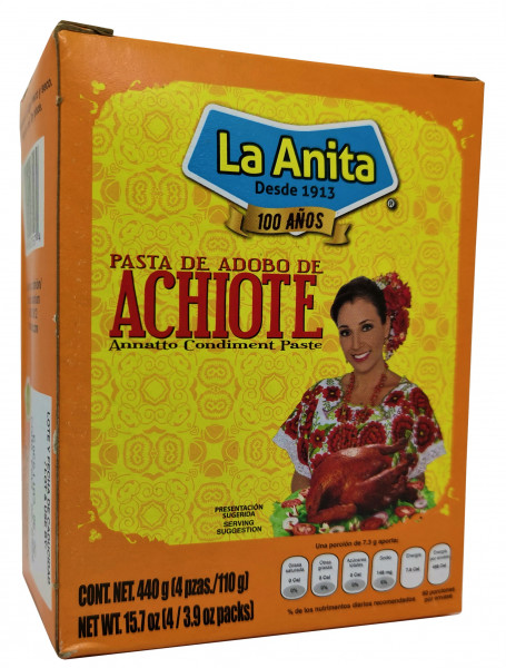 Annattopaste - Pasta Achiote - LA ANITA 440g