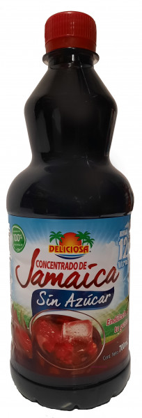 Concentrado de Jamaica sin Azucar Deliciosa