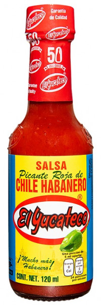 Salsa Roja de Chile Habanero - El Yucateco