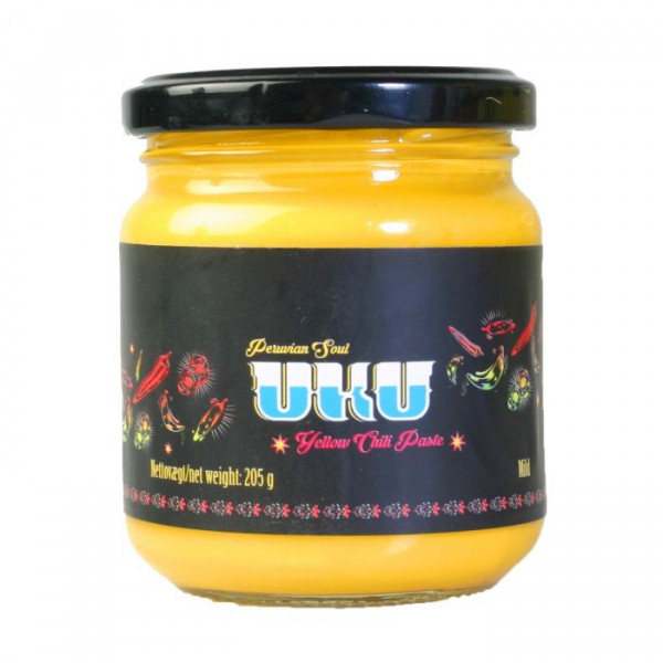 Gelbe Chilisauce MILD - Paste de Aji Amarillo - UKU 205g