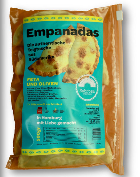 Sabrosa Empanadas Feta und Oliven