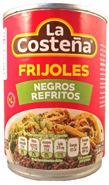 Frijoles Negros Refritos - La Costena - Mexiko - 580g