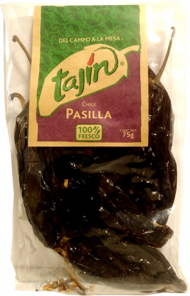 Chile Pasilla - getrocknete Pasilla Chilischotten - TAJIN - 75g