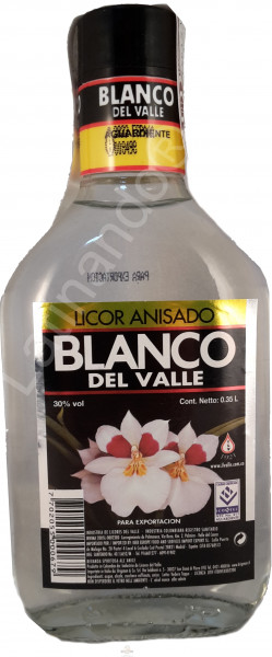 Aguardiente Blanco del Valle - 350ml