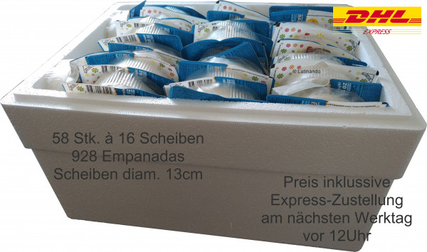 Empanadas Teig - FARGO - OFEN - 58 x16 (928 Stück) - DHL EXPRESS