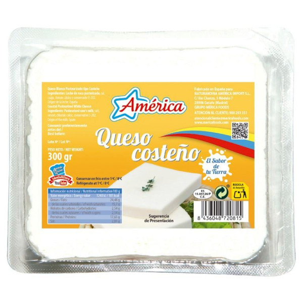 Queso costeno en Alemania 330g