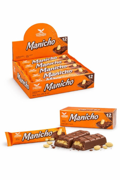 Manicho - Milchschokoladeriegel mit Erdnüsse