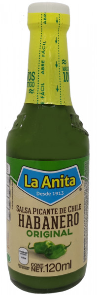 La Anita - Grüne Habanero Sauce - Salsa picante habanero 120ml