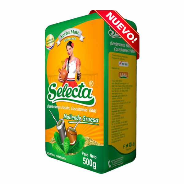 Selecta Molienda Gruesa - Mate Tee grober Schnitt - 500g