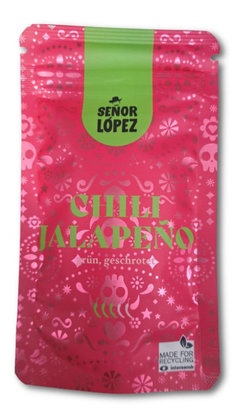 Jalapeno Chili geschrotet - SEÑOR LOPEZ - 25g