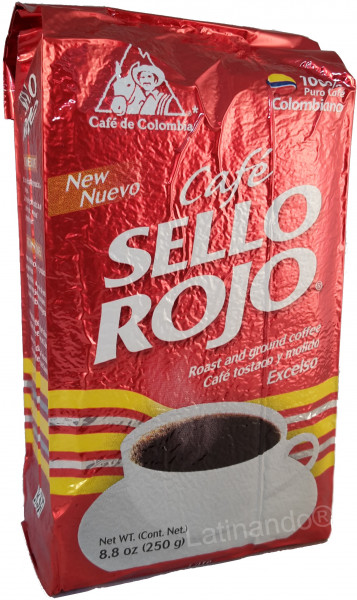 Cafe SELLO ROJO | Kaffee aus Kolumbien | gemahlen