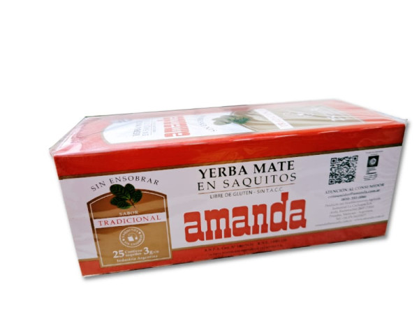 AMANDA Mate Cocido - Mate Tee in Teebeutel - 75g