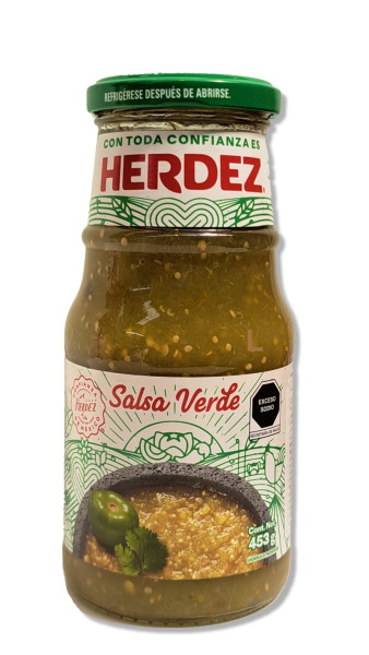 Salsa Verde HERDEZ - GLASS 453g