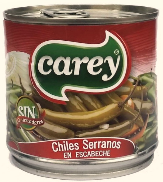 Chiles Serranos - Chili - CAREY - 380g