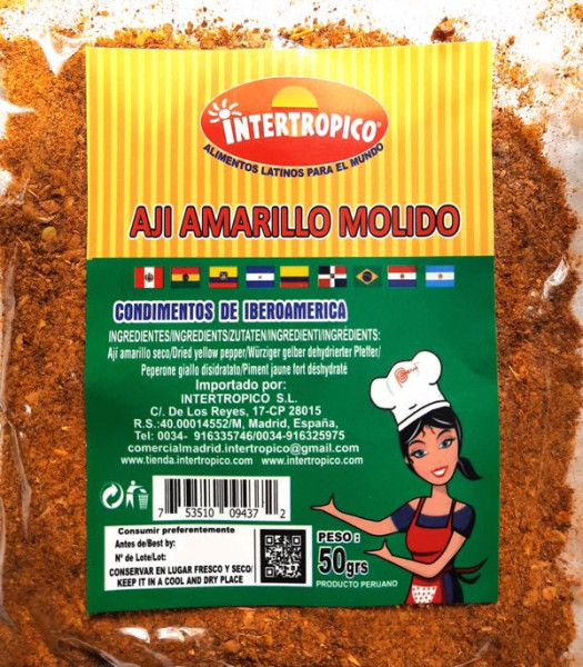 Aji amarillo molido - gelbe Chilipulver - 50g