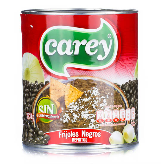 Frijoles Negros Refritos CAREY - 3 Kg