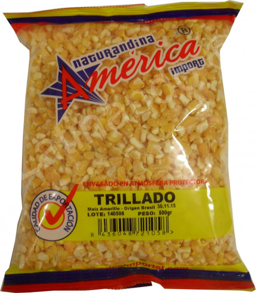 Gelber Mais - Maíz trillado amarillo - 500g