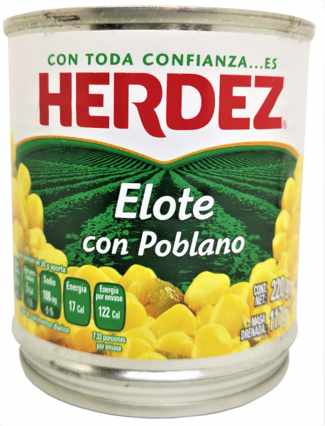 Elote con Poblano - HERDEZ 220g