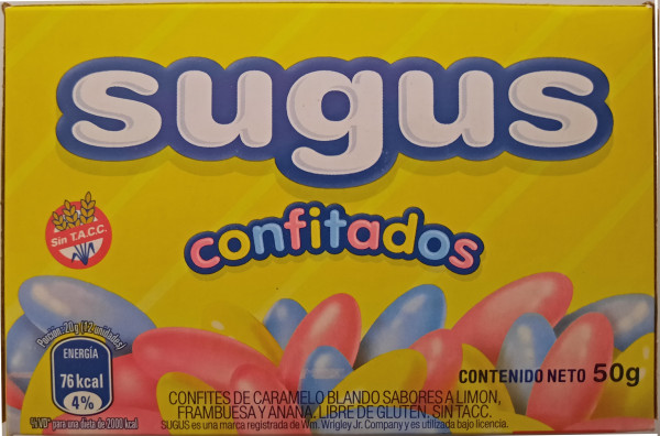 Caramelos Sugus Confitados - Kaubonbons 50g