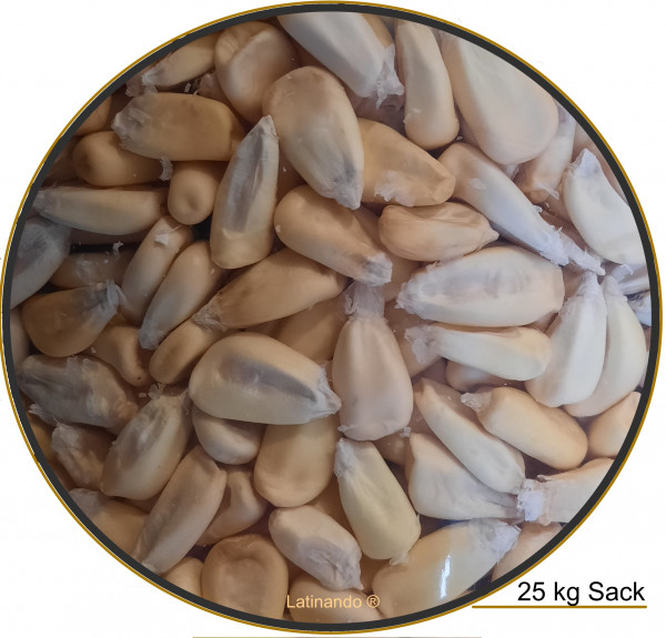 Peruanischer Cancha Mais zum Rösten - Maiz Cancha Tostar - Sack 25Kg