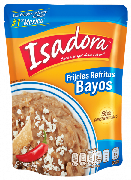 Frijoles Refritos Bayos - ISADORA