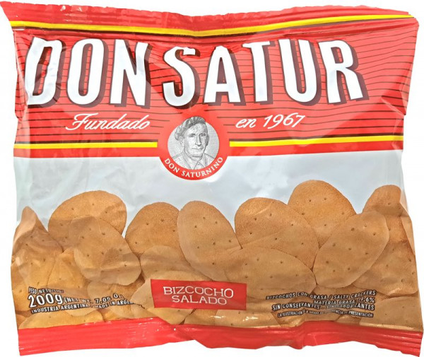 Bizcocho de Grasa Salados - DON SATUR 200g