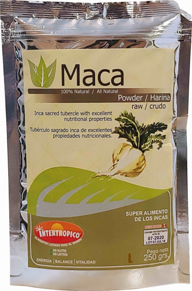 100% reines Maca Pulver aus Peru - INTERTROPICO - 250g