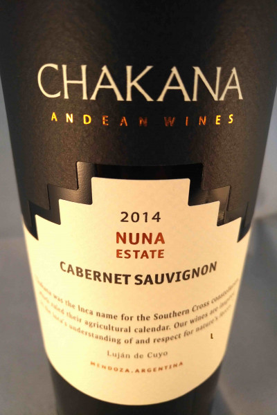 CHAKANA Cabernet Sauvignon - Estate 2014 | Argentinien | NACH LAND |  Latinando ® südamerikanische Spezialitäten und Mate Tee