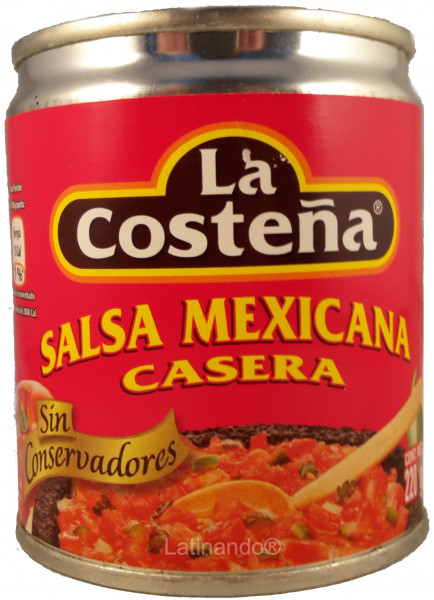Rote mexikanische Sauce - Salsa Mexicana Roja - LA COSTEÑA - 220g