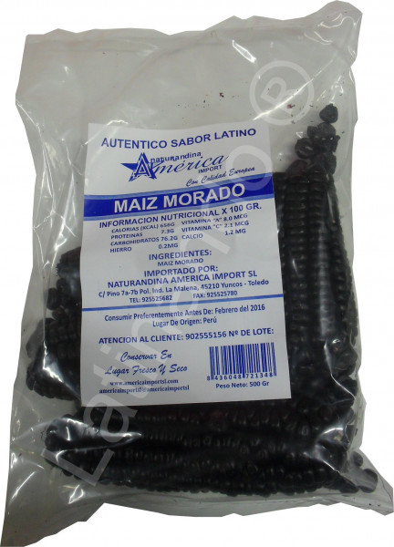 Lila Mais - Maiz morado aus Peru - 500g