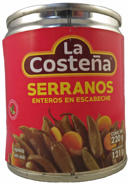 LA COSTENA - Serranos Chili eingelegt - Escabeche - 220g