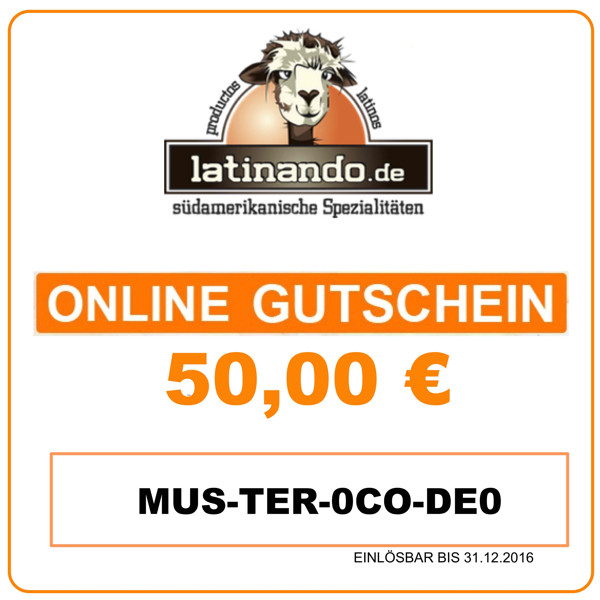 Gutschein 50 Euro