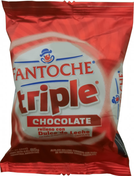 Alfajor Fantoche Triple Negro 85g