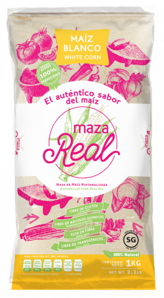 Nixtamalisiertes weißes Maismehl für Tortillas MAZAREAL