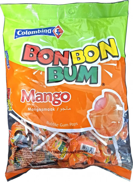 Lollipop Lollies - BON BON BUM - Mango 24 Stk- Kolumbien
